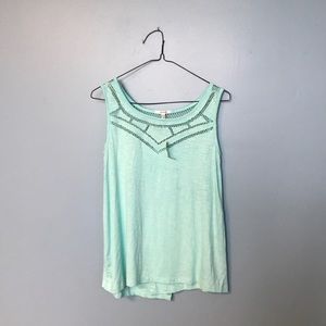Maurice’s Light Blue Open Back Tank NWT